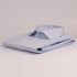 ZR White & Sky Blue Pin Stripped Shirt